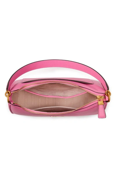 Kate Spade Small Sam Pebble Leather Shoulder Bag In Pink Cloud