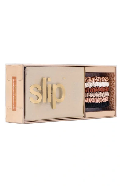 Slip Pure Silk Pillowcase & Skinny Scrunchie Set (nordstrom Exclusive) 128 Value In Caramel