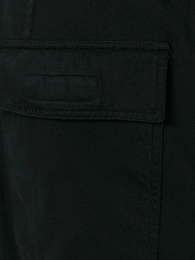 Shop Rick Owens Drkshdw Drop Crotch Cuff Trousers - Black