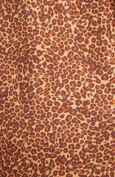 Shop Nordstrom Moonlight Eco Short Pajamas In Tan Sandstorm Leopard Spots