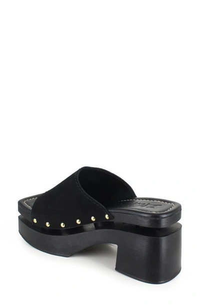 Shop Zigi Jude Studded Platform Sandal In Black Suede