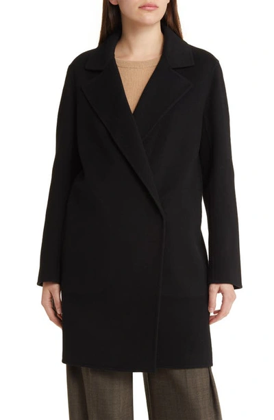Shop Theory New Divide Wool & Cashmere Coat In Black