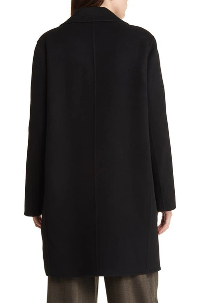 Theory New Divide Wool & Cashmere Coat In Black