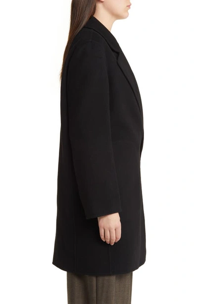 Shop Theory New Divide Wool & Cashmere Coat In Black