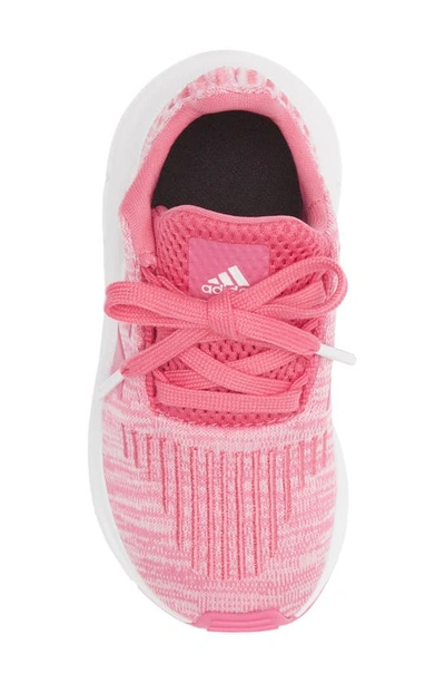 Shop Adidas Originals Kids' Swift Run Sneaker In Pink Fusion/ Ftwr White