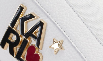 Shop Karl Lagerfeld Caitie Slip-on Sneaker In Bright White