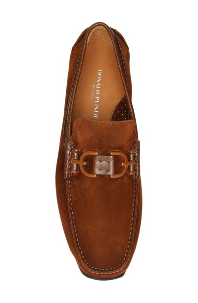 Shop Donald Pliner Dacio Ii Driving Loafer In Saddle