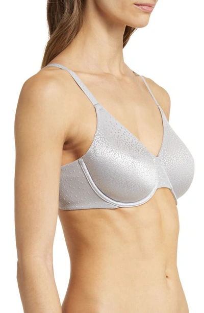 Shop Wacoal Back Appeal Smoothing Underwire Bra In Silver Sconce Ii