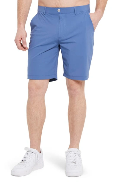 Shop Redvanly Hanover Pull-on Shorts In Blue Horizon