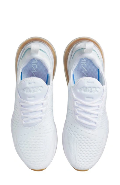 Shop Nike Air Max 270 Sneaker In White/ White Gum Leather