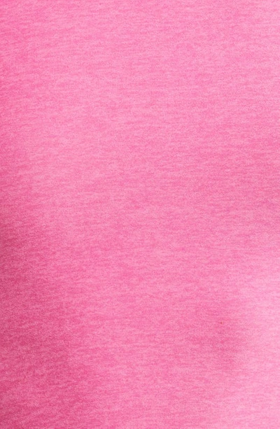 Shop Beyond Yoga Overlap Cutout Top In Deep Pink Heather
