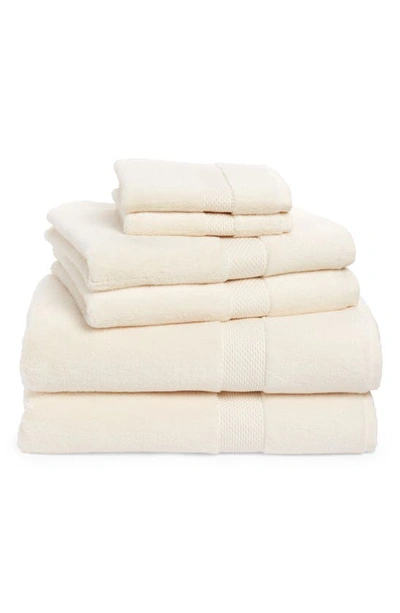 Matouk Regent 6-Piece Towel Set White