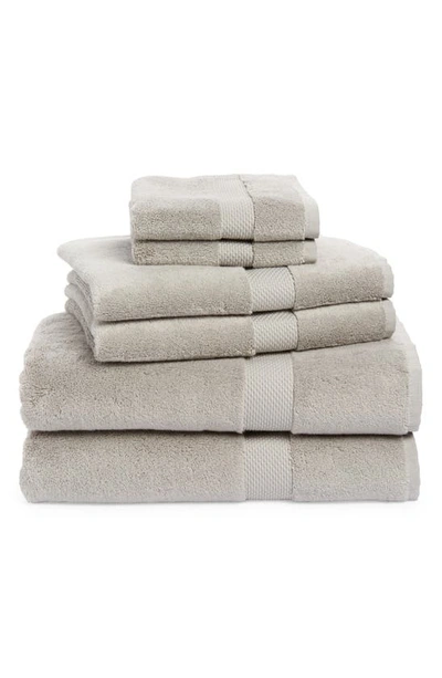 Shop Matouk Regent 6-piece Towel Set In Fossil