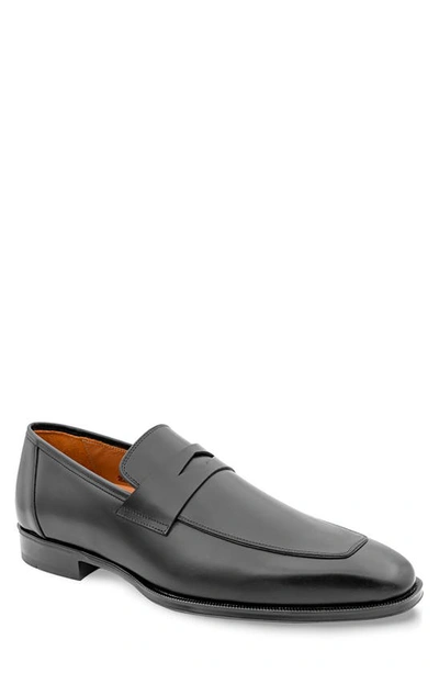 Shop Mezlan Avenue Penny Loafer In Black