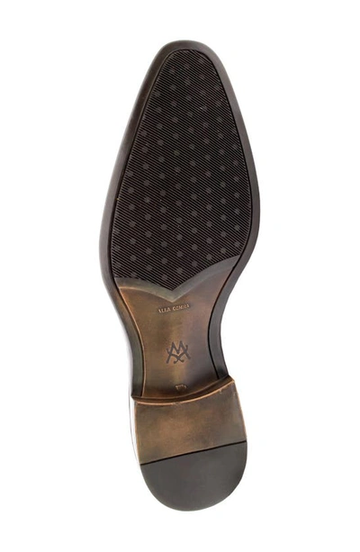 Mezlan Cueva Perforatedd Leather Penny Loafer In Cognacrust