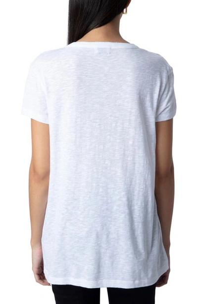 Zadig & Voltaire Je T'aime Graphic T-shirt In Blanc