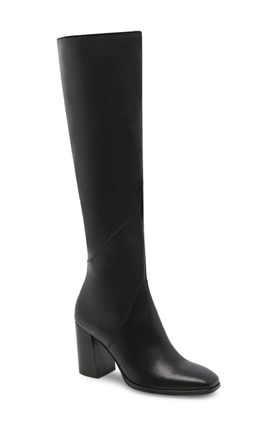 Shop Dolce Vita Flin Knee High Boot In Black Leather