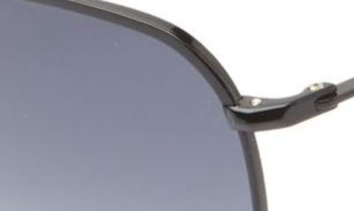 Shop Rag & Bone 59mm Aviator Sunglasses In Black Palladium/ Grey Shaded