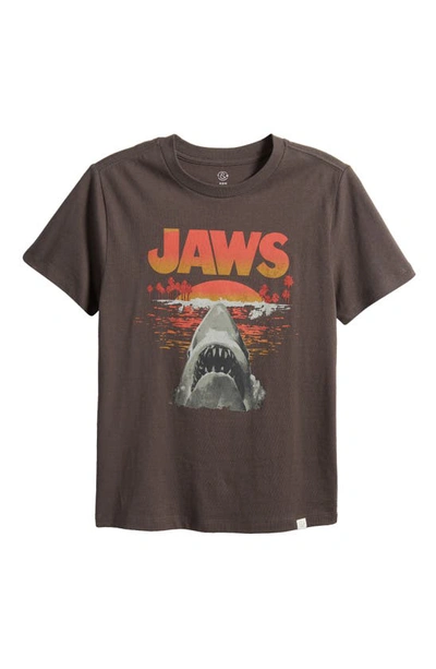 Shop Treasure & Bond Kids' Graphic T-shirt In Black Raven Jaws