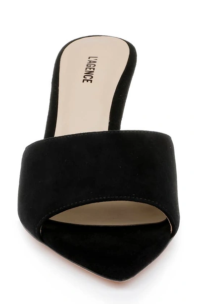 L'agence Antoine Pointed Toe Sandal In Black