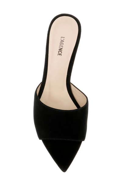 L'agence Antoine Pointed Toe Sandal In Black