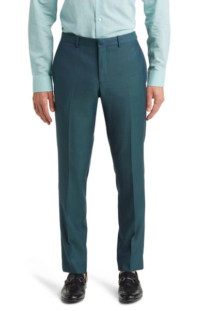 Shop Ted Baker London Roger Extra Slim Fit Solid Wool Suit In Green