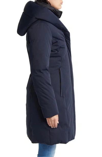 Shop Soia & Kyo Water Resistant 700 Fill Power Down Puffer Coat In Lapis