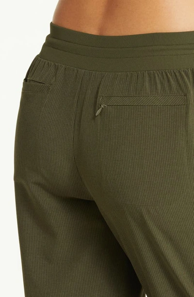 Shop Zella Compass Pocket Cargo Joggers In Olive Night