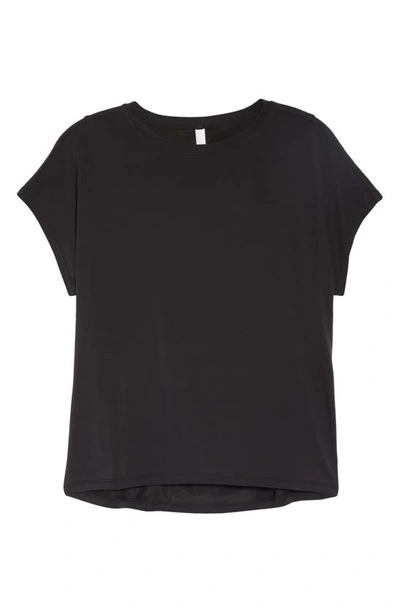 Shop Zella Studio Cutout T-shirt In Black
