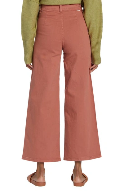 Billabong Free Spirit Wide Leg Ankle Pants In Sweet Tea