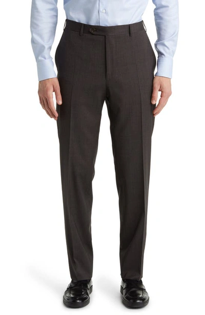 Canali Classic Fit Solid Stretch Wool Suit In Brown | ModeSens