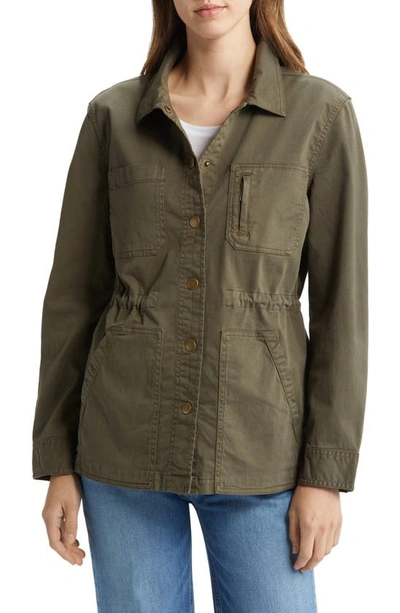 Caslon Utility Jacket In Olive Sarma