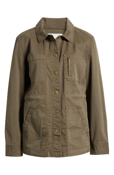 Caslon Utility Jacket In Olive Sarma