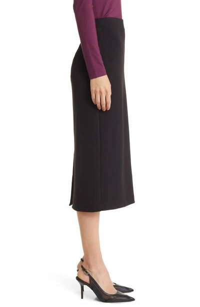 Nordstrom Scuba Midi Pencil Skirt In Black