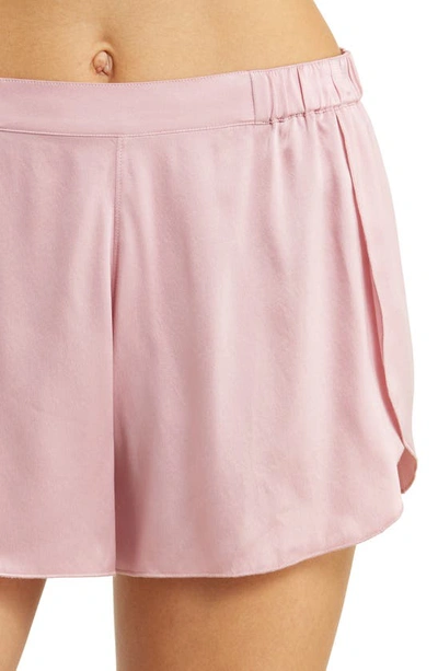 Lunya Racerback Washable Silk Short Pajamas In Serene Pink