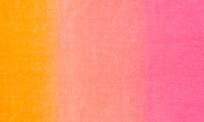 Shop Slowtide Daiquiri Fringe Cotton Beach Towel In Coral/ Pink/ Red Tones