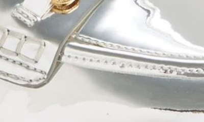 Shop Sam Edelman Kids' Teo Platform Loafer In Silver