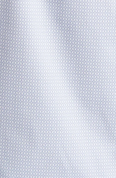 Shop Eton Contemporary Fit Micro Print Dress Shirt In Lt/ Pastel Blue