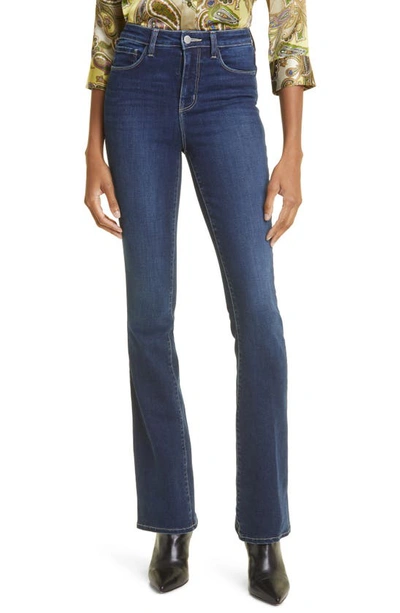 Shop L Agence Selma High Waist Sleek Baby Bootcut Jeans In Prescott