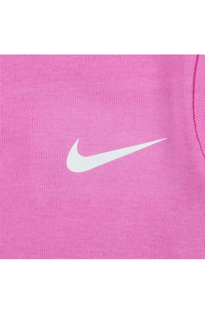 Nike Baby Boys Or Baby Girls Mini Me Essential Bodysuits, Pack Of 3 In Pink Foam