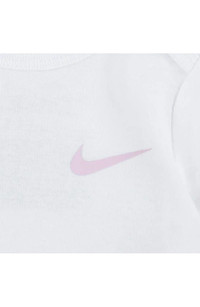 Nike Baby Boys Or Baby Girls Mini Me Essential Bodysuits, Pack Of 3 In Pink Foam