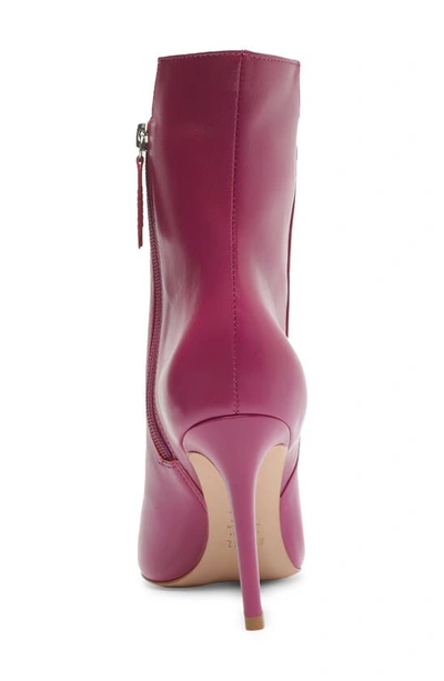 Shop Schutz Betsey Pointed Toe Bootie In Cerise Pink