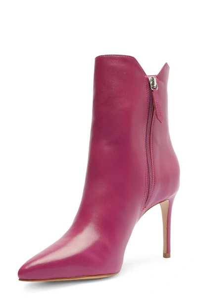 Shop Schutz Betsey Pointed Toe Bootie In Cerise Pink