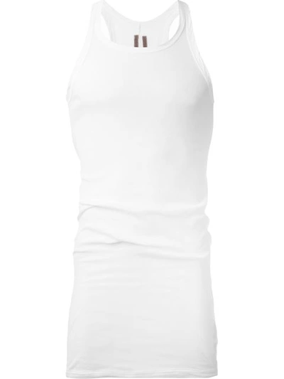 Rick Owens Drkshdw Fitted Tank Top In Neutrals