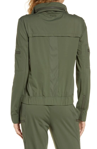 Shop Blanc Noir Mastermind 2.0 Hooded Jacket In Rifle Green