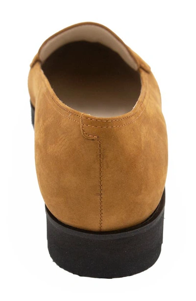 Shop Amalfi By Rangoni Giuliano Loafer In Sequoia Brown Tiffany Nubuk