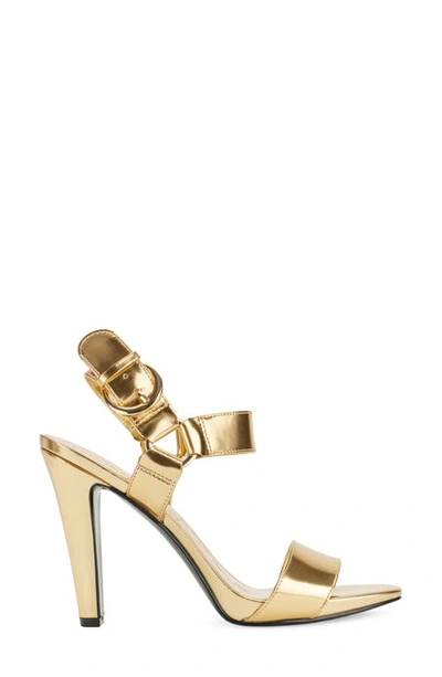 Shop Karl Lagerfeld Cieone Sandal In Gold