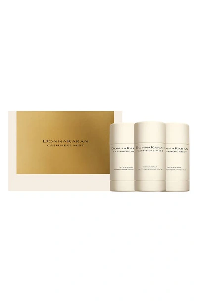 Donna Karan New York Cashmere Mist Deodorant Trio Set $96 Value