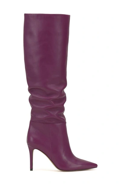 Vince Camuto Kashleigh Pointed Toe Knee High Boot In Ruby Rose