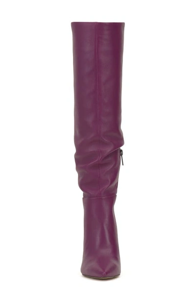 Vince Camuto Kashleigh Pointed Toe Knee High Boot In Ruby Rose